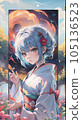櫻花萬花筒美女圖 105136523