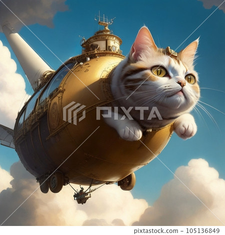 Nekosen Cat airship 105136849