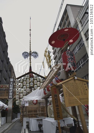 祗園祭的風景、室町街的氣氛、菊水報古 105136922