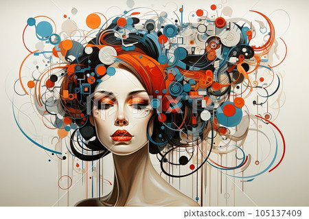 International Translation Day, abstract illustration generative ai 105137409