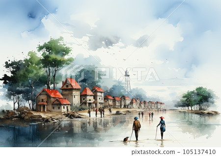 The International Day for Disaster Risk Reduction illustration generative ai The International Day for Disaster Risk Reduction illustration generative ai 105137410