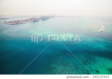 Aerial view of Jeddah Islamic Seaport, Saudi Arabia Aerial view of Jeddah Islamic Seaport, Saudi Arabia 105137437