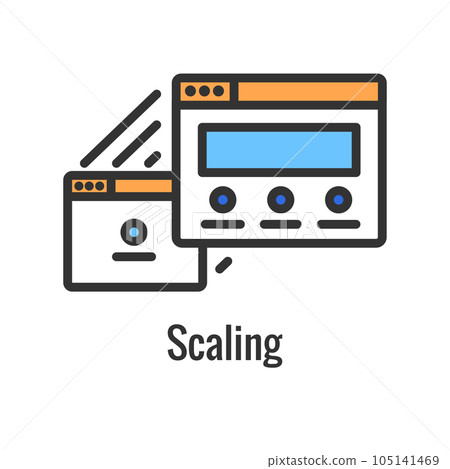 Kubernetes Development and Environment Icon Showing Aspect Kubernetes Development and Environment Icon Showing Aspect 105141469