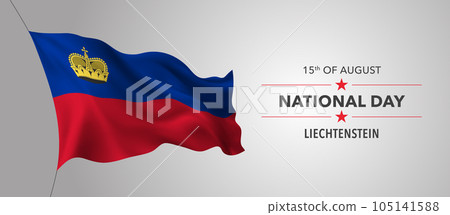 Liechtenstein happy national day greeting card, banner with template text vector illustration Liechtenstein happy national day greeting card, banner with template text vector illustration 105141588