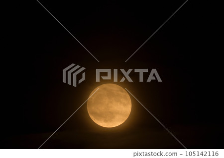 Hakushu Town, Hokuto City, Full Moon Back Moon in July (Position: bottom center) 105142116