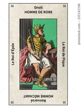 Eteiya version Tarot Minor Arcana 50 King of Swords Eteiya version Tarot Minor Arcana 50 King of Swords 105142196