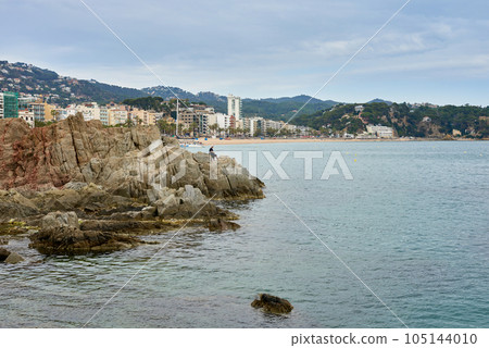 Platja d'Aro Beach in Costa Brava, Catalonia Platja d'Aro Beach in Costa Brava, Catalonia 105144010