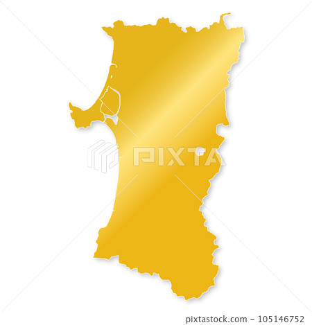 秋田縣地圖 105146752