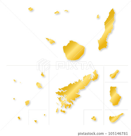 Kagoshima prefecture remote island map Kagoshima prefecture remote island map 105146781