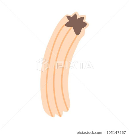 Delicious churros sweet 105147267