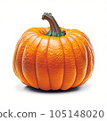 Pumpkin on white background. AI Generative 105148020