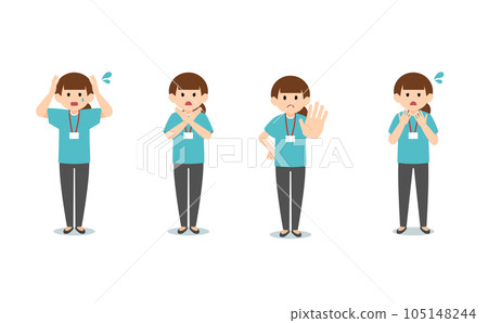 Women in business casual clothes Variation set 2 105148244