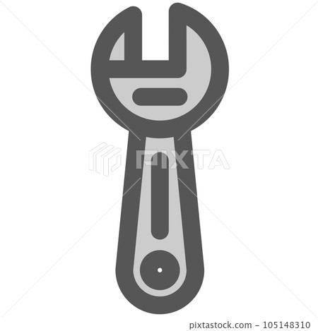 Mini-mini color icon wrench 105148310