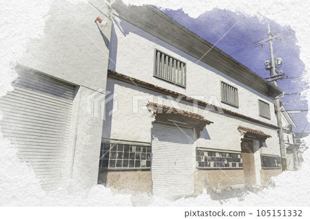 Watercolor-style Saijo Sake Brewery Street Kamoizumi Sake Brewery Higashi-Hiroshima City, Hiroshima Prefecture Watercolor-style Saijo Sake Brewery Street Kamoizumi Sake Brewery Higashi-Hiroshima City, Hiroshima Prefecture 105151332