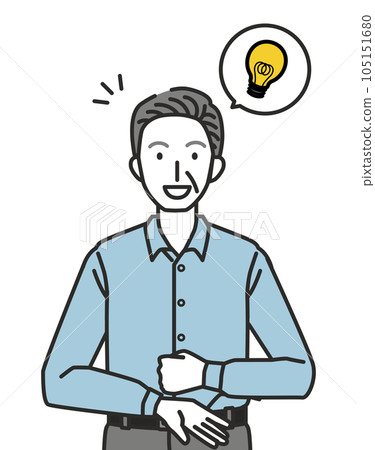 Senior male flash Senior male flash 105151680