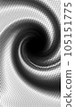 Halftone effect, trendy dotted illusion of gradient, vector EPS10 105151775