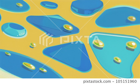 黃色和淺藍色噴漆壁紙 黃色和淺藍色噴漆壁紙 105151960
