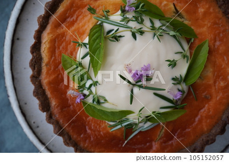 Herb Cheesecake Cheese Tart Herb Cheesecake Cheese Tart 105152057