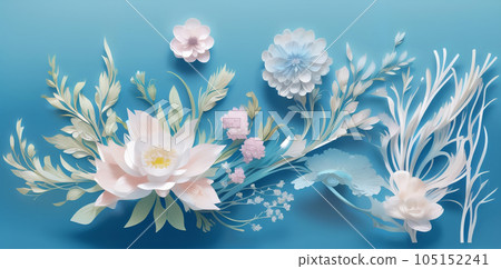 淡色花朵簡單背景風景 淡色花朵簡單背景風景 105152241