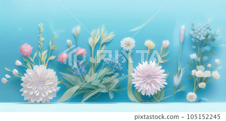 淡色花朵簡單背景風景 淡色花朵簡單背景風景 105152245
