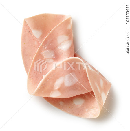 pork sausage slice 105153652