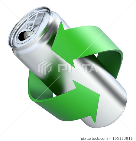 Recycling concept with drink can 105153911