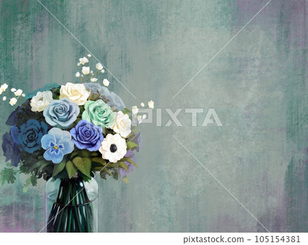 Flower arrangement background material 105154381