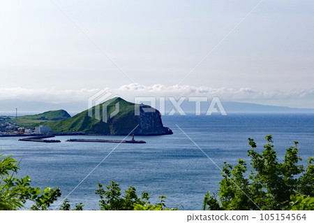 Cape Peshi seen from Himenuma Observatory, Rishiri Island, Hokkaido Cape Peshi seen from Himenuma Observatory, Rishiri Island, Hokkaido 105154564