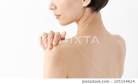 Beauty image Back view No face Beauty image Back view No face 105154624