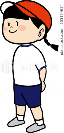 Girl in a resting posture 01 105154634