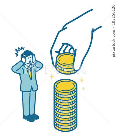 coin, cash, vector 105156120