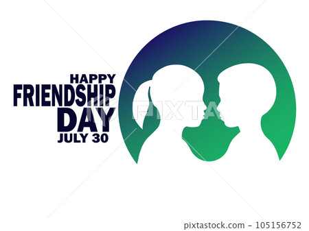 Happy Friendship Day Vector illustration 105156752