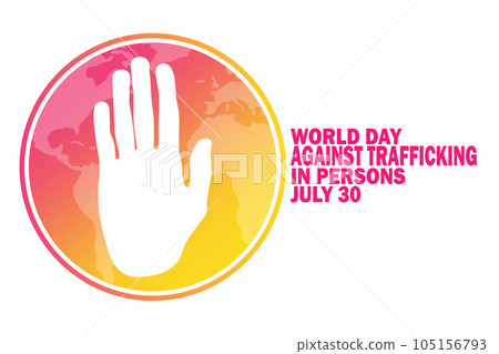 World Day Against Trafficking In Persons Vector illustration World Day Against Trafficking In Persons Vector illustration 105156793