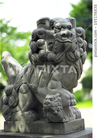 Komainu at Kikuinari Shrine, Shinmachi, Takasaki City Komainu at Kikuinari Shrine, Shinmachi, Takasaki City 105156838