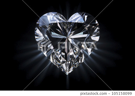 diamond heart shape cut 105158099