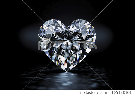 diamond heart shape cut 105158101