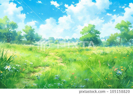 精緻而藝術的自然背景插畫 105158820