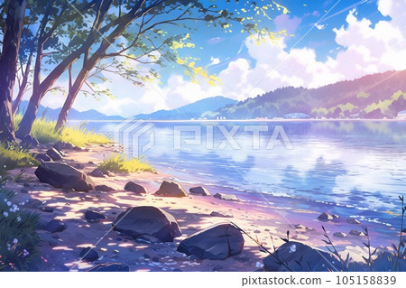 Delicate and artistic natural background illustration 105158839