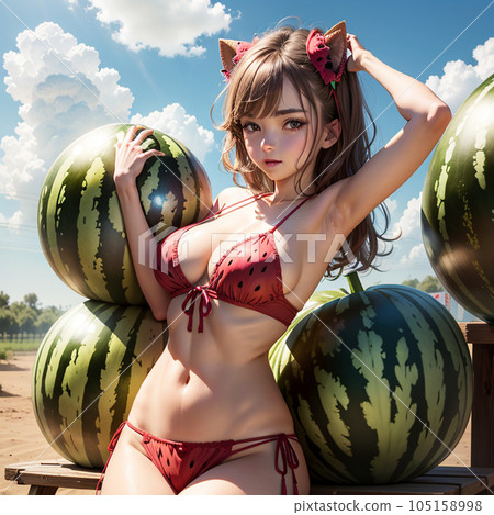 海灘上穿比基尼的女人 海灘上穿比基尼的女人 105158998