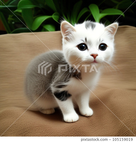 A staring kitten A staring kitten 105159019