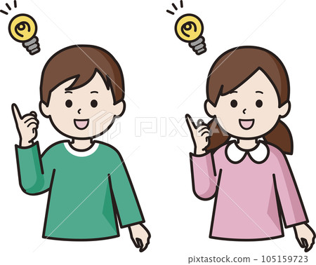 閃爍兒童的插圖集 105159723