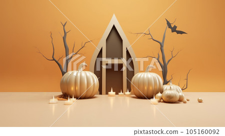 halloween with pumpkin background, background with pumpkin, halloween with copy space background 105160092