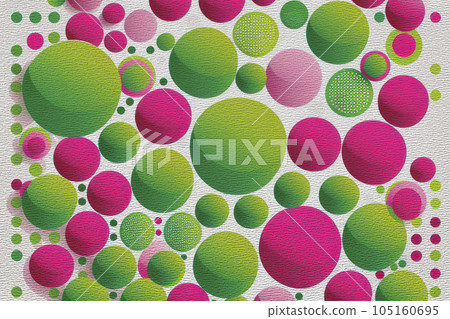 Retro wallpaper in 70s style with colorful multicolored circles. Vintage geometric pattern Retro wallpaper in 70s style with colorful multicolored circles. Vintage geometric pattern 105160695