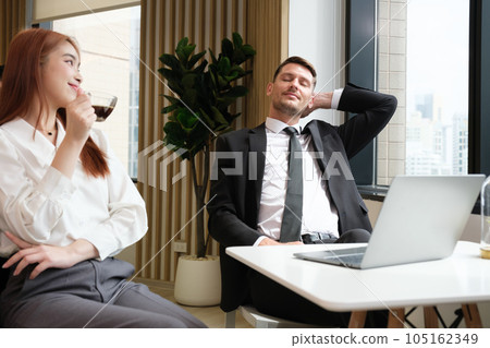 Business people in the office. 105162349