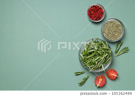 Seasoning and spices, rosemary, concept of seasoning 105162499