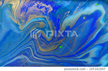 Blue Turquoise Pattern Artwork Imitation 105162897