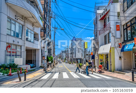 東京世田谷區大草澤站的都市風景 東京世田谷區大草澤站的都市風景 105163059