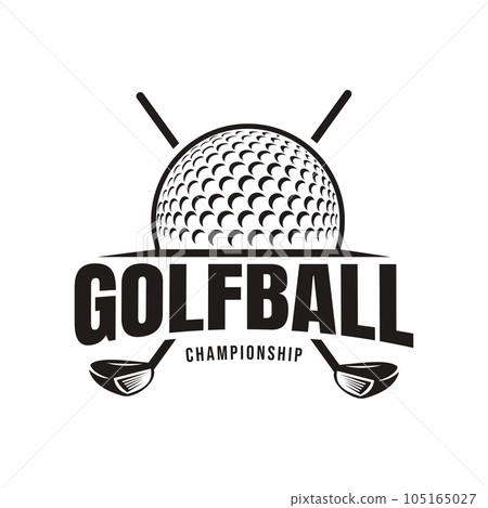 Golf Club Vintage Retro design, golf tournament Sports Club Logo Design Template Golf Club Vintage Retro design, golf tournament Sports Club Logo Design Template 105165027