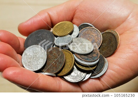 Old coins, old money, Japanese money, coins Old coins, old money, Japanese money, coins 105165230