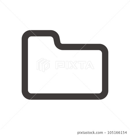 簡單易用的文件夾圖標 1 非常適合產品設計、應用程序開發和編程 105166154